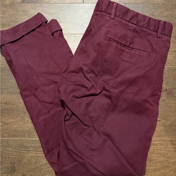 GAP Men's Burgundy Pants - Picture 1 of 2